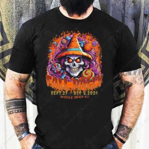 Witch Hat Skull Myrtle Beach 2024 Merch Myrtle Beach Fall Rally Sept 27 Oct 6 2024 Shirt 1 T shirt