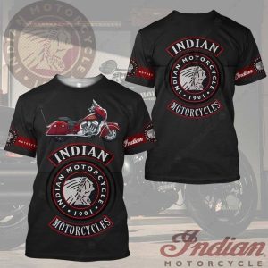 Classic Style Indian Motorcycle Hoodie Black and Red Indian Motorcycle Hoodie 3 1