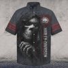 Harley-Davidson Logo And Grim Reaper Skull Hawaiian Shirt