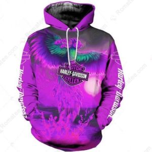 Harley-Davidson Phoenix Rising Hoodie, Dark and Mystical Harley-Davidson Hoodie