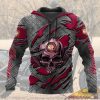 Indian Motorcycle Torn Skull Winged Hoodie, Dark and Edgy Indian Motorcycle Hoodie