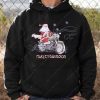 Merry Christmas Harley-Davidson Santa Claus Shirt, Santa in a Winter Wonderland Hoodie