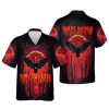 Spooky Bat and Classic Logo Harley-Davidson Shirt, Harley-Davidson Halloween Graphic Hawaiian Shirt