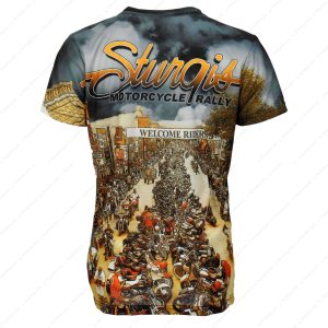 Sturgis Motorcycle Rally Welcome Riders 3D All Over Print Shirt