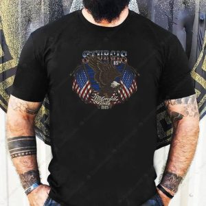 Sturgis Rally 2025 85th Anniversary Eagle Flag T-Shirt