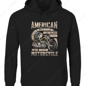 American Legendary Motocycles Indian Merch, Classic American Motorcycle T-Shirt