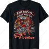 American Legendary Motorcycles Indian Chief Merch, Vintage Motorcycle And Native American Skull T-Shirt