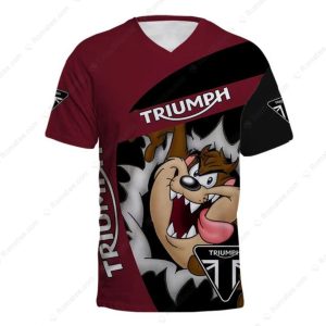 Bold Triumph Tasmanian Devil 3D Merch, Stylish Maroon Triumph Hoodie