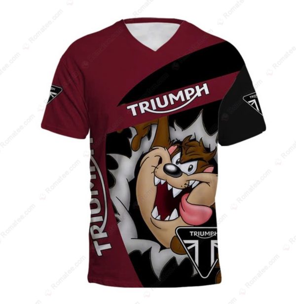 Bold Triumph Tasmanian Devil 3D Merch, Stylish Maroon Triumph Hoodie