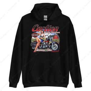 Carlton Harley Davidson Pin Up T Shirt Mantua Ohio Vintage Design Merch Hoodie