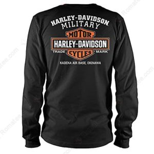 Classic Harley-Davidson Military Eagle Ride Motorcycle Shirt, Harley-Davidson Live to Ride Long Sleeve T-Shirt