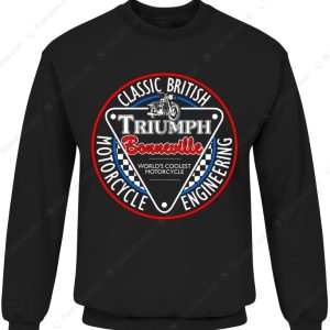 Classic Triumph Bonneville Engineering Shirt, Simple and Elegant Triumph T-Shirt