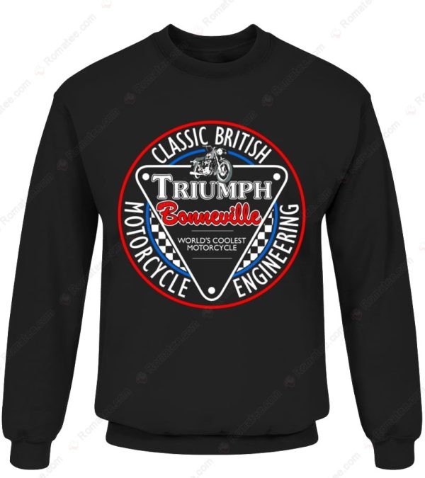 Classic Triumph Bonneville Engineering Shirt, Simple and Elegant Triumph T-Shirt