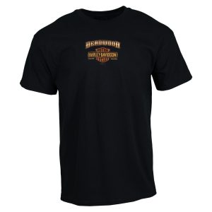 Deadwood South Dakota Harley-Davidson Merch, Classic Black Harley-Davidson T-Shirt