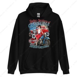 Greenville Harley Davidson Hot Rod T Shirt South Carolina Harley Davidson Pin Up Classic Merch 3 Hoodie