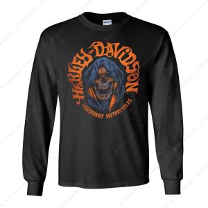 Grim Reaper Legendary Motorcycles Merch, Bold Harley-Davidson Motorcycles T-Shirt