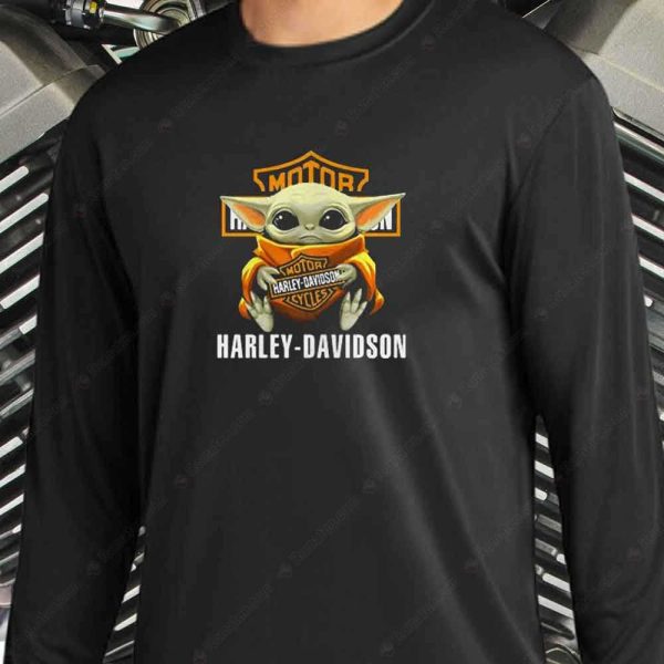 Harley-Davidson Baby Yoda Star Wars Meets Biker T-Shirt