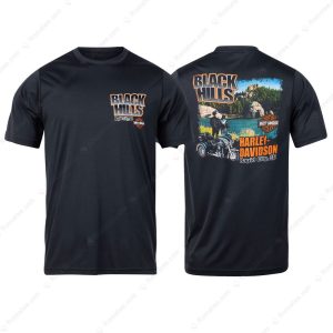 Harley-Davidson Black Hills Adventure Merch, Harley-Davidson Scenic Landscape T-Shirt