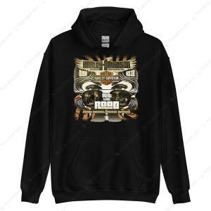 Harley Davidson Eagle Wings Hit The Road Merch Vintage Style Harley Davidson Road Adventure T Shirt 3 Hoodie