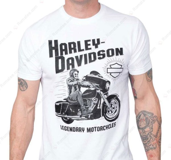 Harley-Davidson Legendary Motorcycles Merch, Classic Harley-Davidson American Heritage T-Shirt