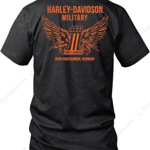 Harley-Davidson Military USAG Grafenwohr Shirt, Harley-Davidson Classic Eagle Pride T-Shirt