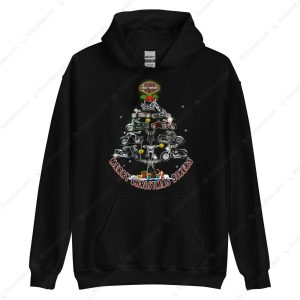 Harley Davidson Motorcycle Christmas Tree Shirt Harley Davidson Heritage Christmas Merch 3 Hoodie