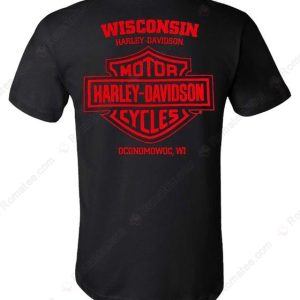 Harley-Davidson Ride Hard Skull Graphic Merch, Harley-Davidson Skull Crossbones T-Shirt