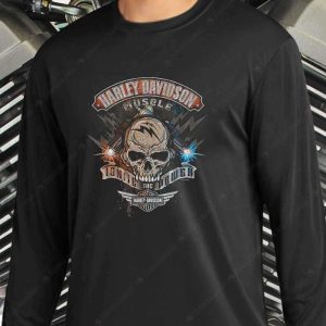 Harley-Davidson Skull And Spark Plug Graphic Merch, Harley-Davidson Muscle T-Shirt