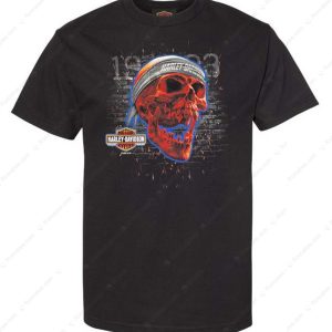 Harley-Davidson Skull Bandana Merch, Vintage Harley-Davidson T-Shirt