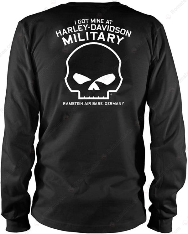 Harley-Davidson Speed And Power Long Sleeve T-Shirt, I Got Mine At Harley-Davidson Military Merch