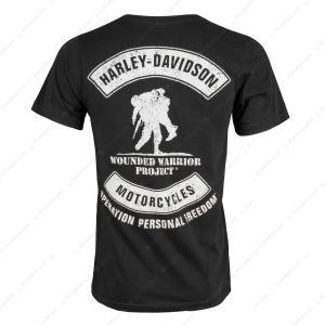 Harley-Davidson Wounded Warrior Project Merch, Harley-Davidson Operation Personnal Freedom T-Shirt