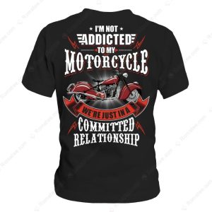 Indian Motorcycle 1901 Vintage Merch Committed Relationship Motorcycle T Shirt 2