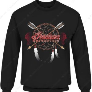 Indian Motorcycle Dreamcatcher Hoodie, Native American Arrows T-Shirt