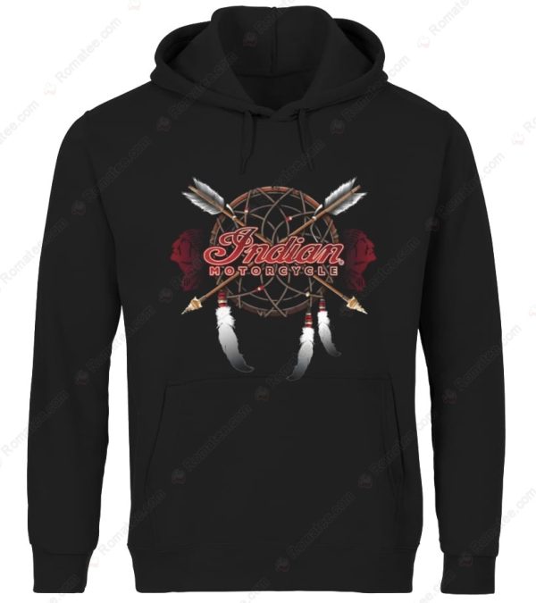 Indian Motorcycle Dreamcatcher Hoodie, Native American Arrows T-Shirt