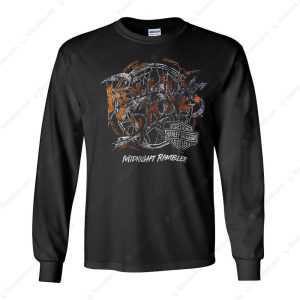 Rolling Stones Rock and Roll Spirit T-Shirt, Harley-Davidson Midnight Rambler T-Shirt