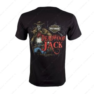 Skeleton Cowboy Deadwood Jack Harley-Davidson T-Shirt, Harley-Davidson Wild West Merch