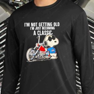 Snoopy Harley-Davidson I’m Not Getting Old I’m Just Becoming A Classic T-Shirt