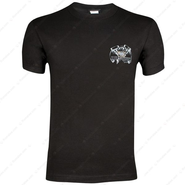 Sturgis Harley-Davidson Steel Merch, Black Sturgis South Dakota Harley-Davidson Graphic T-Shirt