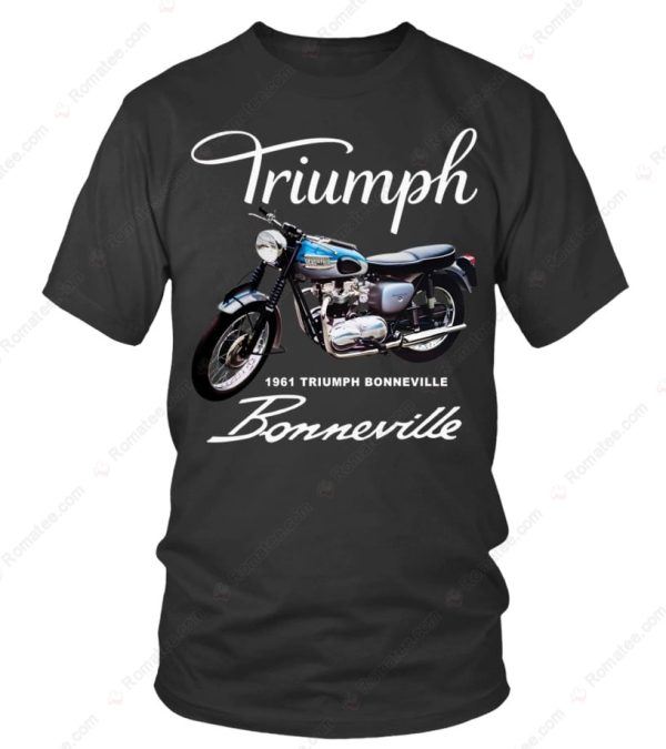 Triumph Bonneville 1961 Classic Merch, Nostalgic Triumph Motorcycle T-Shirt