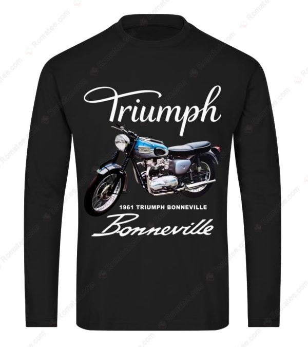 Triumph Bonneville 1961 Classic Merch, Nostalgic Triumph Motorcycle T-Shirt