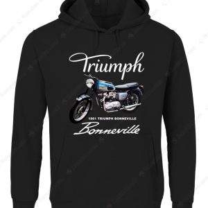 Triumph Bonneville 1961 Classic Merch Nostalgic Triumph Motorcycle T Shirt 3