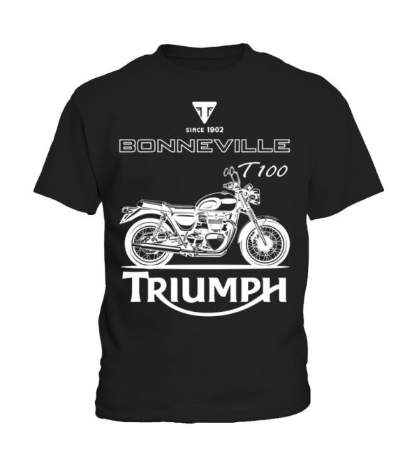 Triumph Bonneville T100 Merch, Classic Triumph Motorcycle T-Shirt