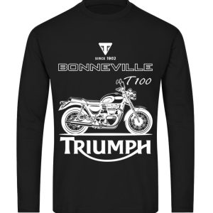 Triumph Bonneville T100 Merch, Classic Triumph Motorcycle T-Shirt