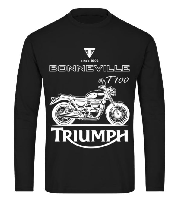 Triumph Bonneville T100 Merch, Classic Triumph Motorcycle T-Shirt