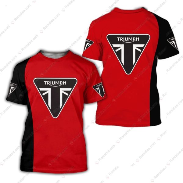 Triumph Motorcycles Heritage Merch, Classic Triumph Biker T-Shirt