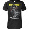 Triumph Motorcycles Skull Graphic Merch, Dark and Edgy Triumph T-Shirt