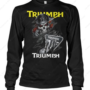 Triumph Motorcycles Skull Graphic Merch Dark and Edgy Triumph T Shirt 3 Hoodie 2