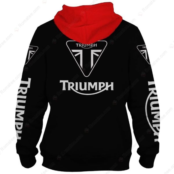 Triumph Motorcycles Skull With Red Eyes Merch, Danger and Speed Triumph Hoodie