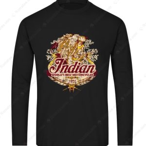 Vintage Native American Motorcycle T-Shirt, Indian World Best Motorcycles 1901 Merch