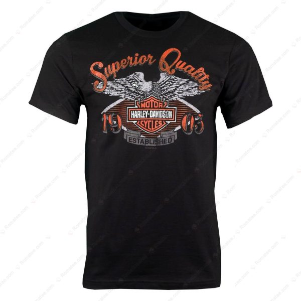 Vintage Sturgis Harley-Davidson Eagle T-Shirt, Superior Quality Established 1903 Design